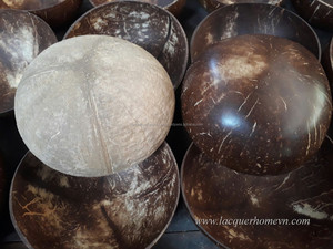 ที่ขายดีที่สุดมือ Crafted กะลามะพร้าวชามทำในเวียดนามที่มีราคาถูก - Product Image 5