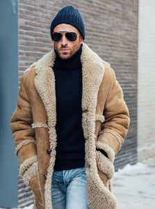 Chaqueta de piel de oveja de Turquía de la temporada de invierno de 2018 de Galvaine, modelo GLVN0023 - Product Image 5