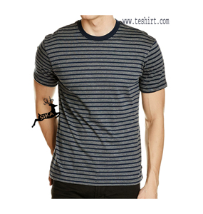 Camiseta de Algodón Orgánico de Diseño OEM, Cuello Redondo, Estilo Ringer, Venta al Por Mayor a Precio de Fábrica en Alibaba, Compra en Línea - Product Image 1