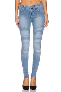 Jeans informales de verano de mezclilla negra para mujer con características antiestáticas y de secado rápido - Product Image 4