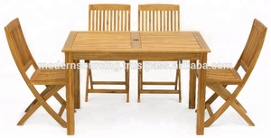 Muebles de exterior de teca de madera maciza, juego de sofá y salón con revestimiento de polvo metálico, juego de muebles de jardín para exteriores - Product Image 3