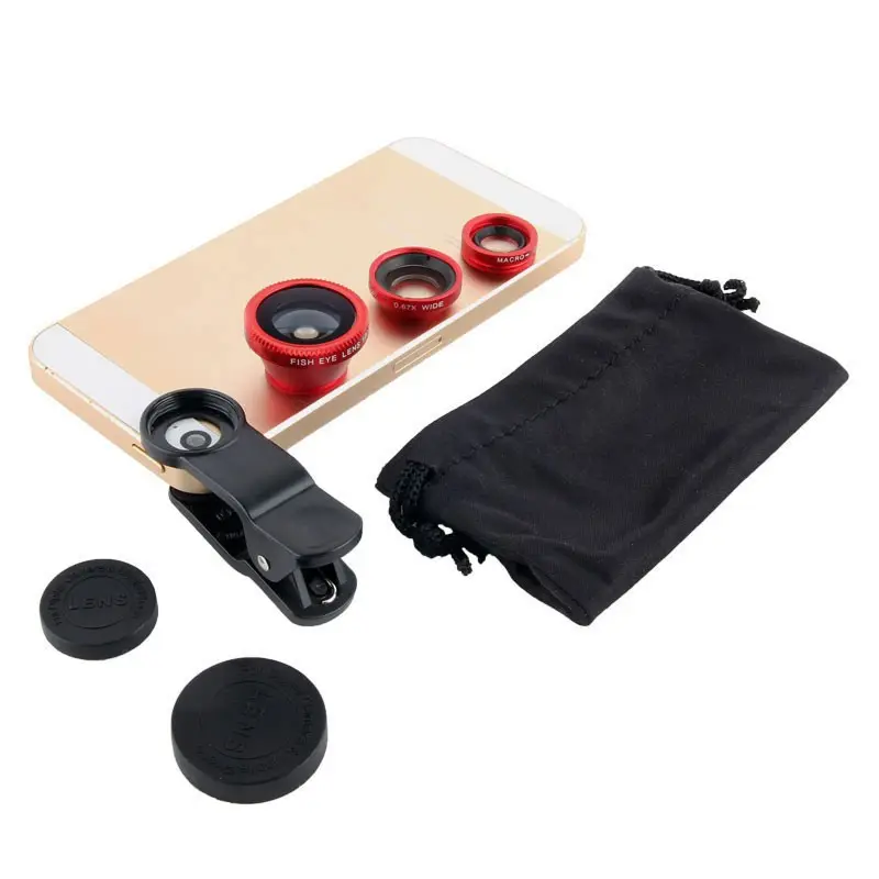 30% OFF 3 in 1 Fish eye Lens selfie Wide Angle mobile phone fisheye Lenses For Smartphone Camera lens