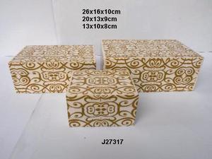 Caja de madera de mosaico de resina personalizable patrones impresos en cualquier color para organizador de joyas o regalos novedosos - Product Image 4