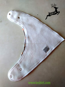 Bavoirs triangulaires pour bébé en viscose/coton, lavables et écologiques, avec fermeture à boutons-pression, étiquette personnalisée, vente en gros, Alibaba - Product Image 6