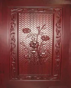 Деревянная дверь из красного дерева