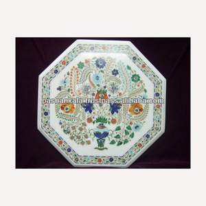 ท็อปโต๊ะฝังหินอ่อน,ท็อปโต๊ะลายหินอ่อน Pietra Dura - Product Image 1