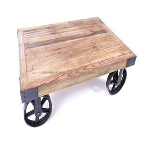 Vente en gros Table basse en bois de manguier massif de qualité supérieure pour l'extérieur, la cour, l'hôtel et le salon - Product Image 1