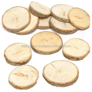 Posavasos de madera de diseño moderno para interiores, posavasos de madera de Acacia hecha a mano para exhibición artesanal, vaso de rodajas naturales, precio bajo - Product Image 2