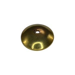 10MM <b>Plain</b> <b>Cap</b> Gold Plated Sterling Silver - Product Image 1