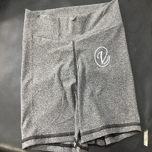 Custom OEM <b>Plus</b> <b>Size</b> Ladies Casual Summer Nylon Print Fitted Gym <b>Shorts</b> with <b>Elastic</b> <b>Waist</b> - Product Image 3