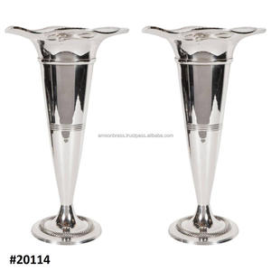 Vase à fleurs en métal décoration de mariage pièce maîtresse de haute qualité décorative en aluminium trompette Vase décor à la maison - Product Image 2