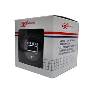 Nouveau compteur horaire 52 mm pour générateur, noir - Product Image 6