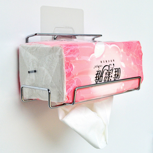 Estante de secador de pelo de pared de esquina de alambre cromado adhesivo para uso en hoteles y apartamentos - Product Image 4