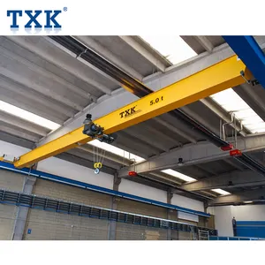 TXK High Quality Wholesale Price Electric 1 Ton Single Girder Overhead travelling 50t Crane