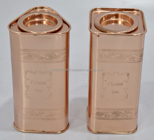 Tarro cuadrado clásico, juego de botes de azúcar para té y café, caja de Pasta estilo Ins de acero inoxidable dorado rosa ecológica para almacenamiento de alimentos - Product Image 6