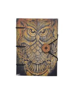 Nuevo estilo hecho a mano de cuero genuino de tapa dura colorido impreso Digital cuaderno y cuaderno de bocetos diario de viaje para hombres y mujeres - Product Image 3