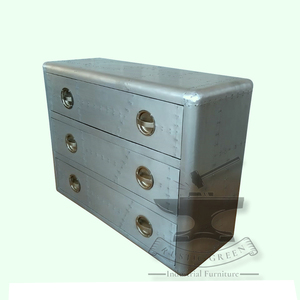 For Aviator 3-Drawer Metal <b>Chest</b> Industrial Design Home Furniture for Living Room Apartment Hospital or Office Use - Product Image 5