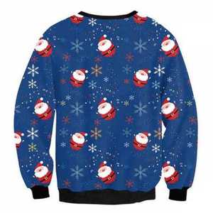 Shemax 2024 OEM nueva moda hecha en Pakistán superventas Santa Claus feo sudadera de Navidad para adolescentes - Product Image 2