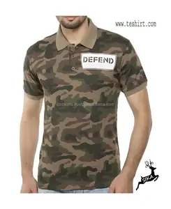 direct factory sale india tirupur gold supplier all over camouflage printed Mens polo t-shirt cheap wholesale