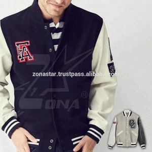 Chaqueta de invierno de béisbol Varsity de algodón para hombre, nueva ropa de abrigo americana para club juvenil, Escuela Universitaria, con decoración bordada - Product Image 3