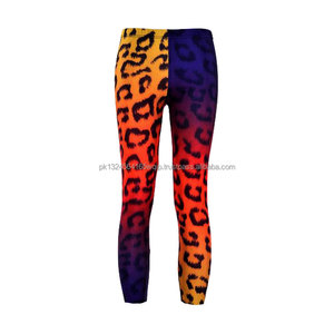 Women Sublimation Printed Dry Fit Anti-Bacterial Eco-Friendly Spandex/Polyester Fitness Leggings - Product Image 2