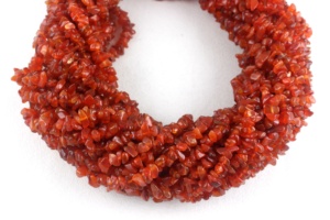 Pierre précieuse de cornaline naturelle lisse non coupée Orange puces perles en gros de haute qualité fabrication de bijoux à bricoler soi-même - Product Image 4