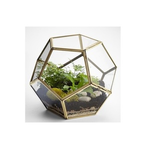 Boîte géométrique en verre pour la décoration de la maison décoration de bureau décoration de mariage - Product Image 1