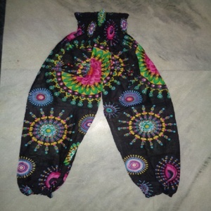 Pantalons de mode pour femmes imprimés en coton mélangé coloré Harem Pyjamas Fournisseur en gros de l'Inde - Product Image 4