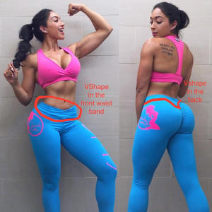 custom oem <b>V</b> shape scrunch in the back <b>leggings</b> - Product Image 3