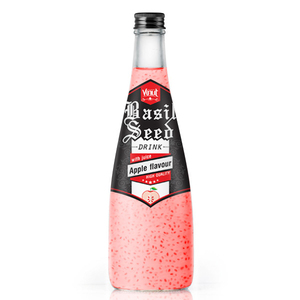 เครื่องดื่มเมล็ดโหระพาพร้อมสารสกัดจากแอปเปิ้ล330มล. - Product Image 1