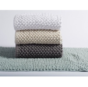 Super Soft Striped Japan Style Eco-Friendly Microfiber <b>Chenille</b> Bath Mats & <b>Rugs</b> Made From Cotton Material - Product Image 1