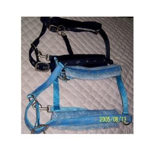 Durable Nylon y cuero PP Material Halters Inglés Sillín Caballo Visón Halter - Product Image 1