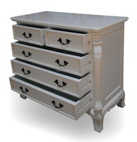 Muebles Franceses Pintados - Cómoda Provincial Antigua, Fabricante de Muebles de Indonesia por Dwira Jepara Furniture.