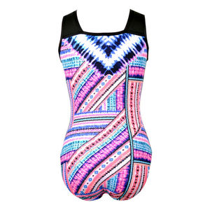 ชุดรัดรูปยิมนาสติกแขนสั้นสำหรับเด็กผู้หญิงและผู้ใหญ่พร้อมโลโก้ที่กำหนดเอง - Product Image 2