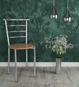 Silla de lujo hecha a mano de acero inoxidable y madera, fabricante al por mayor, venta directa de fábrica - Product Image 3