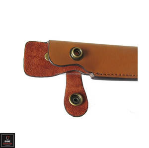 Pochette de couteau en nylon pour hommes en plein air gaine de transport horizontale durable support de lame fixe avec étui de couteau en cuir de soutien OEM - Product Image 5