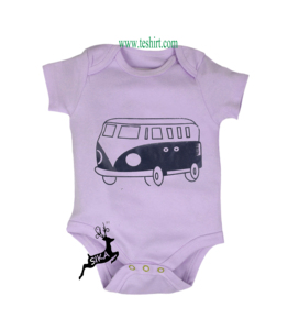 Combinaison bébé en coton biologique, body uni en coton Pima de bambou, manches courtes, fabricant OEM en vrac en Inde - Product Image 1