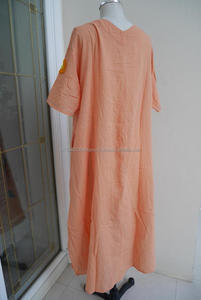 Hand Embroidery Mexican Style Beach <b>Wedding</b> <b>Dress</b> Summer Resort Swim Cover Up <b>Hippie</b> Bridesmaid Maxi <b>Dress</b> Boho Cotton Sundress - Product Image 5