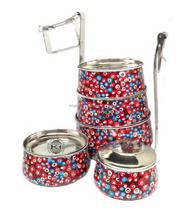 Chất lượng cao 201 thép không gỉ sinh viên in ấn ăn trưa hộp 1.3L & 1.5L cho trang điểm lưu trữ - Product Image 6