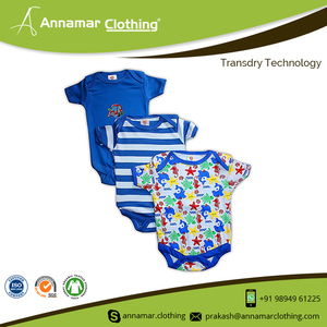 New Design Customized100% Organic Cotton Baby Romper Suit - Product Image 2