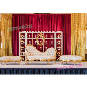 Escenario de Boda con Temática Occidental, Decoraciones para Escenarios de Bodas Asiáticas, Diseño de Escenario Asiático Mogul, Australia, Estados Unidos, Reino Unido, Irlanda - Product Image 1