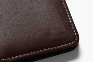 กระเป๋าเงินใบสั้นของผู้ชายหรูหราสูงกระเป๋าสตางค์หนังวัวแบบเปิดปิดสีน้ำตาลเข้ม - Product Image 6