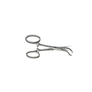 คีมหนีบผ้าเช็ดตัว13ซม. ทำจากสแตนเลสอุปกรณ์ผ่าตัด - Product Image 3