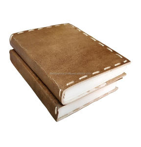 Journal en cuir relié rigide classique vintage B5, personnalisable, pour l'école, le bureau, l'écriture, la conservation des souvenirs, excellents cadeaux, groupe ADN, brun - Product Image 1