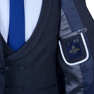 Nuevo traje de tela tejida de viscosa y poliéster hecho a la moda para hombres de lujo Elite elegante último diseño traje de hombre Venta caliente - Product Image 2