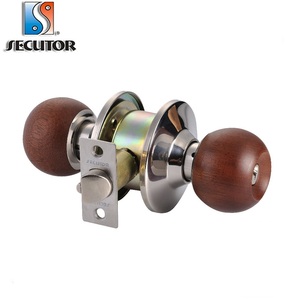 โบราณทองเหลืองคู่กระบอกล็อคประตูห้อง - Product Image 2