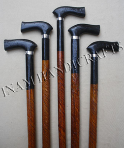 Bâtons de marche en bois avec poignée en bois noir/cannes de marche en bois avec poignée en bois noir/cannes de marche pour personnes âgées - Product Image 4