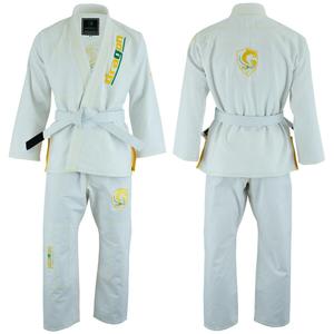 Kimono de compétition BJJ Gi en tissu de coton haute GSM personnalisable pour adultes Jiu Jitsu brésilien MMA Grappling uniforme extensible - Product Image 1