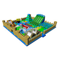 Jeux gonflable d'intérieur pour enfants, aire de jeux gonflable avec thème gonflable amusant, équipement de parc d'attractions de ville, prix d'usine pour adultes