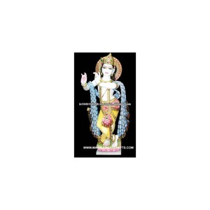 Krishna God Statue Makrana Marble Krishna - Product Image 1